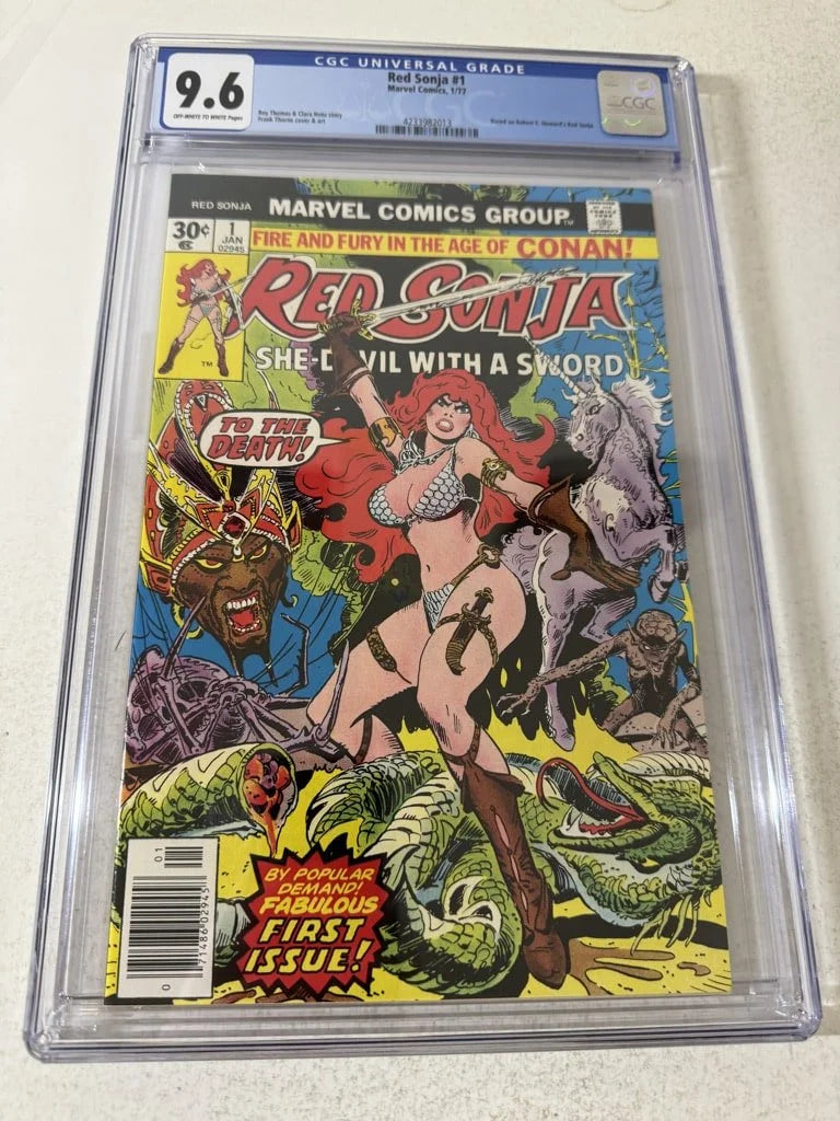 RED SONJA #1 CGC 9.6