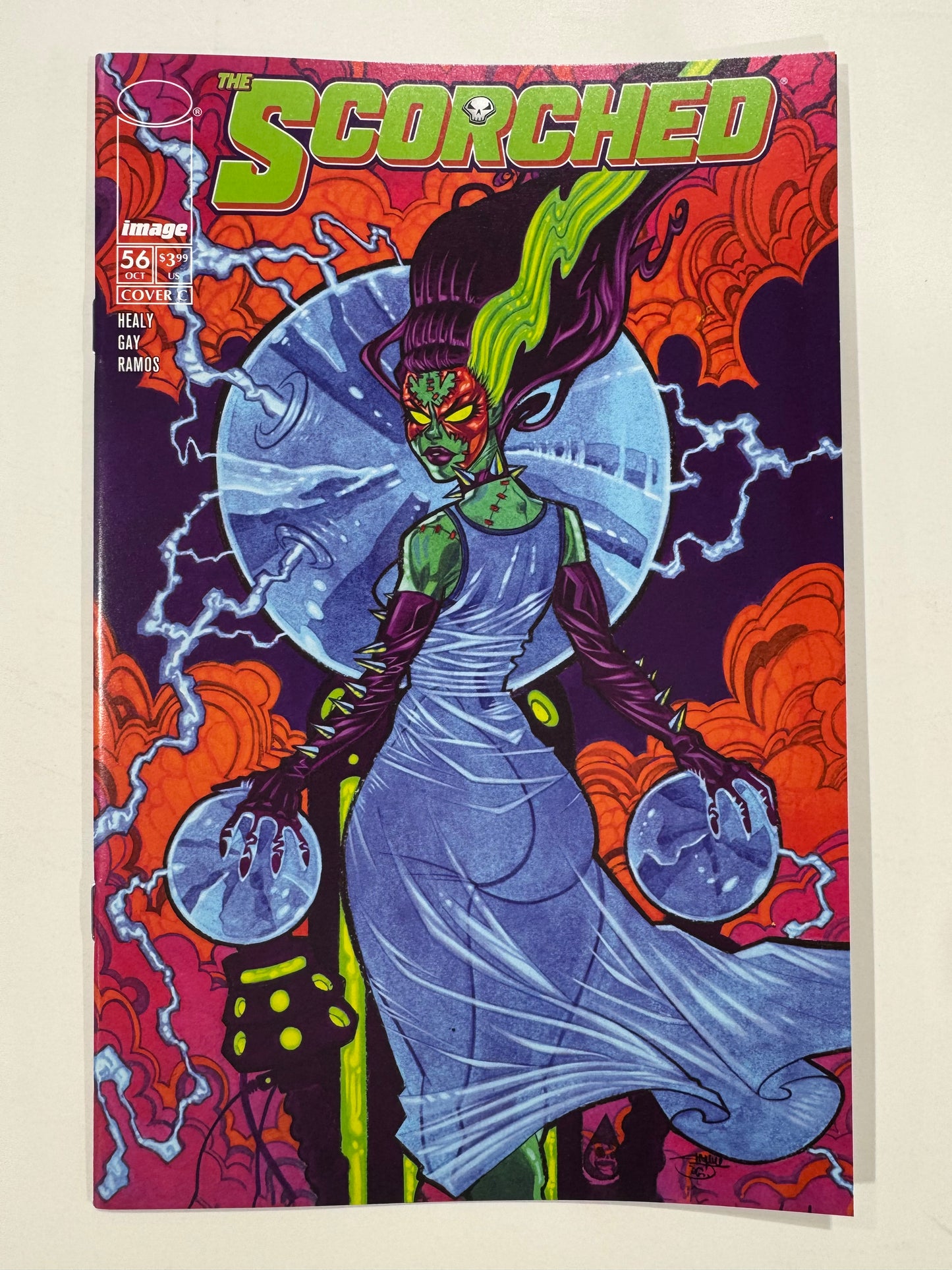 SCORCHED #56 NM Cover C Shawn Crystal Halloween Monster Variant