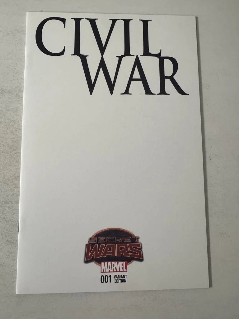 CIVIL WAR Secret Wars #1 NM Blank Variant