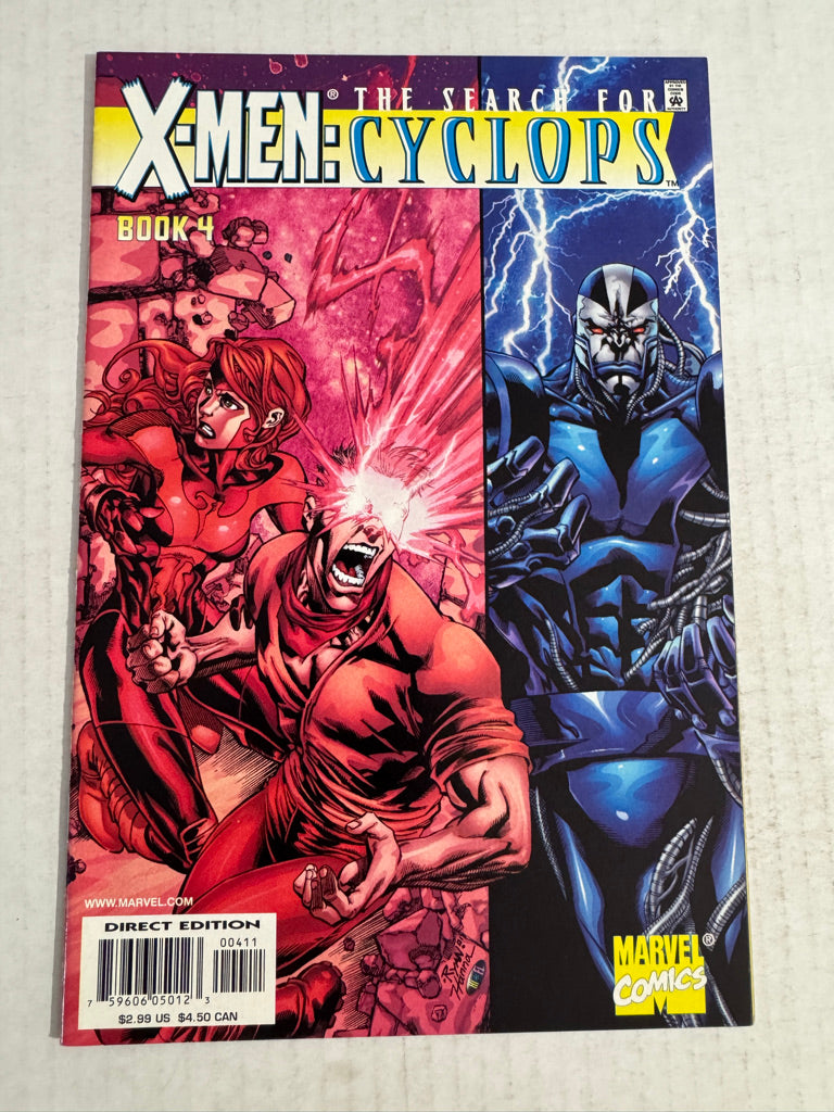 X-MEN THE SEARCH FOR CYCLOPS #4 NM