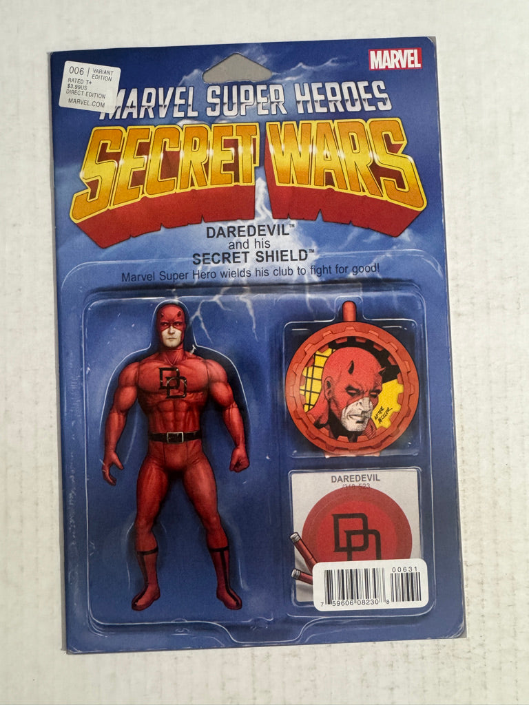 SECRET WARS JOURNAL #1 NM Jonathan Tyler Christopher Action Figure Variant