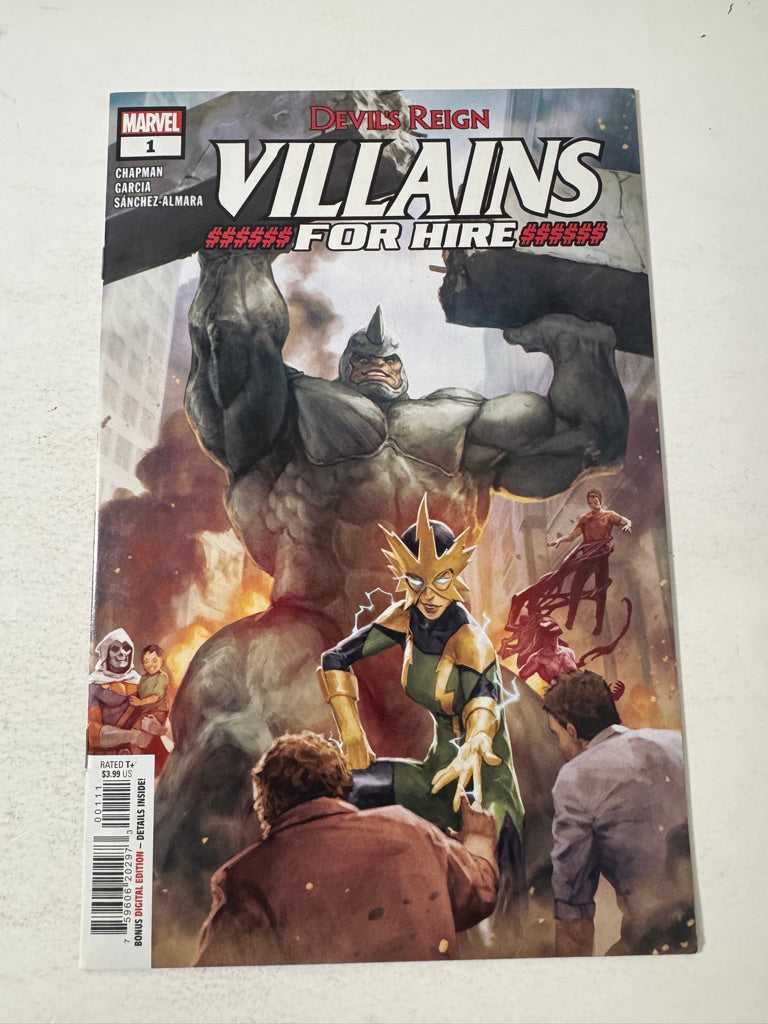 DEVIL'S REIGN HEROES FOR HIRE #1 NM Skan Cover