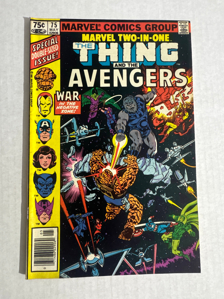 MARVEL TWO-IN-ONE #75 FN NEWSSTAND