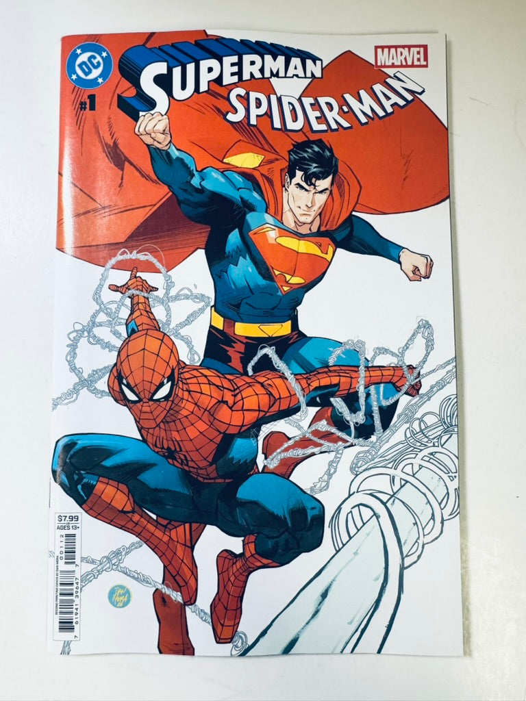 DC / MARVEL: SUPERMAN / SPIDER-MAN #1 NM 2nd Print Dan Mora
