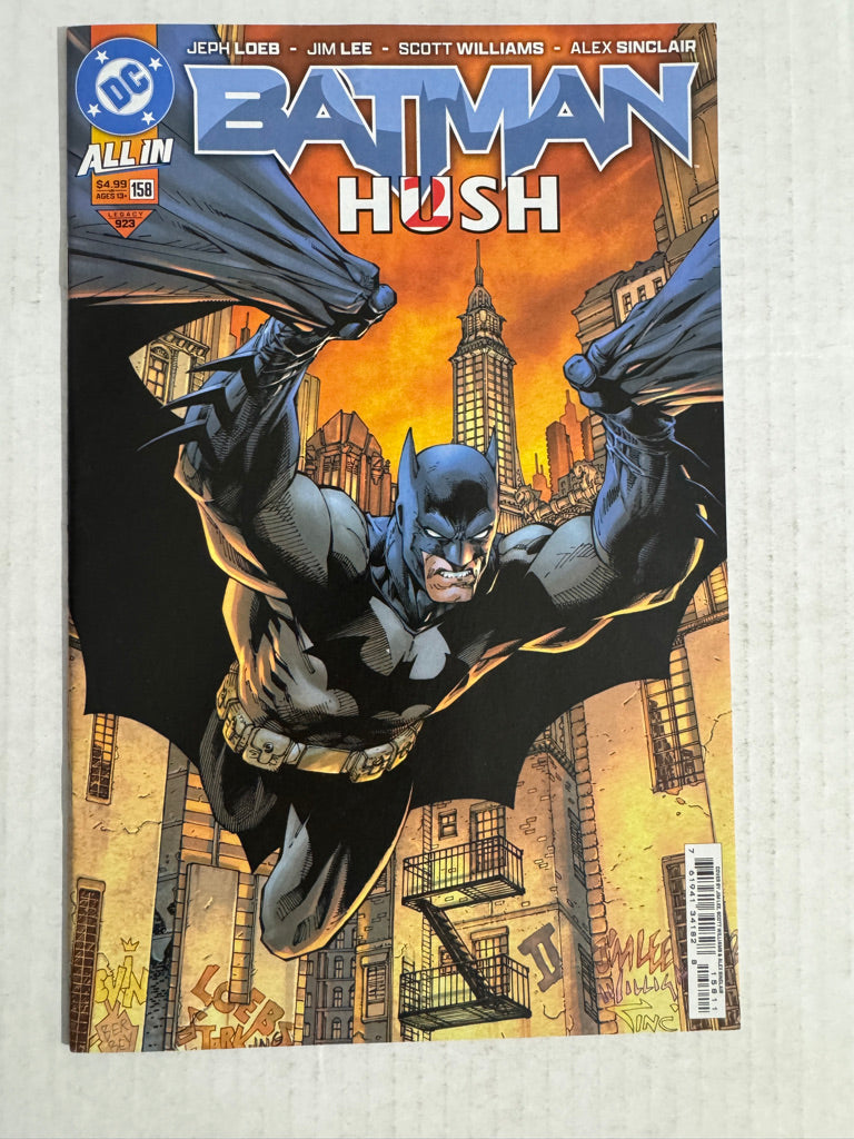 BATMAN #158 Vol 3 NM Jim Lee Cover 1ST APPEARANCE