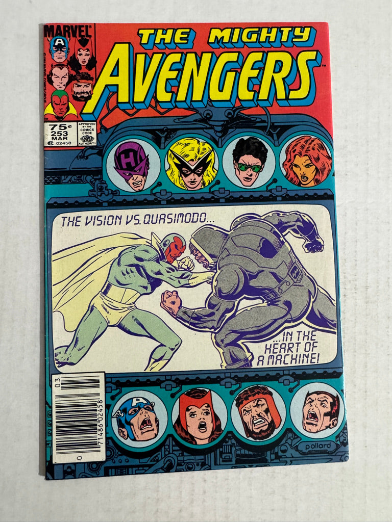 AVENGERS #253 VF CANADIAN PRICE VARIANT