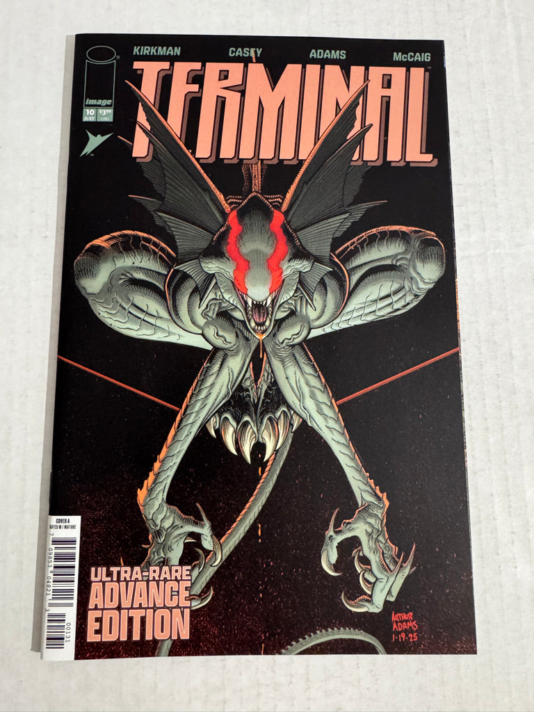 TERMINAL #10 NM Arthur Adams Ultra-Rare Advance Edition Variant
