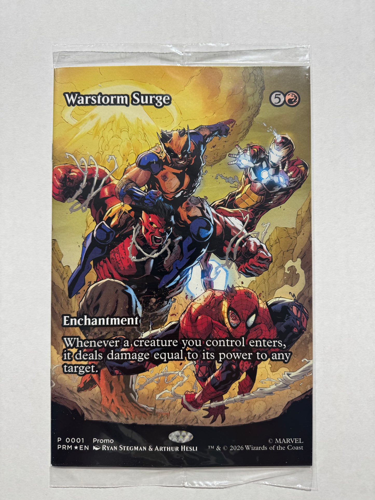 AVENGERS ARMAGEDDON #1 NM Ryan Stegman Magic The Gathering Variant