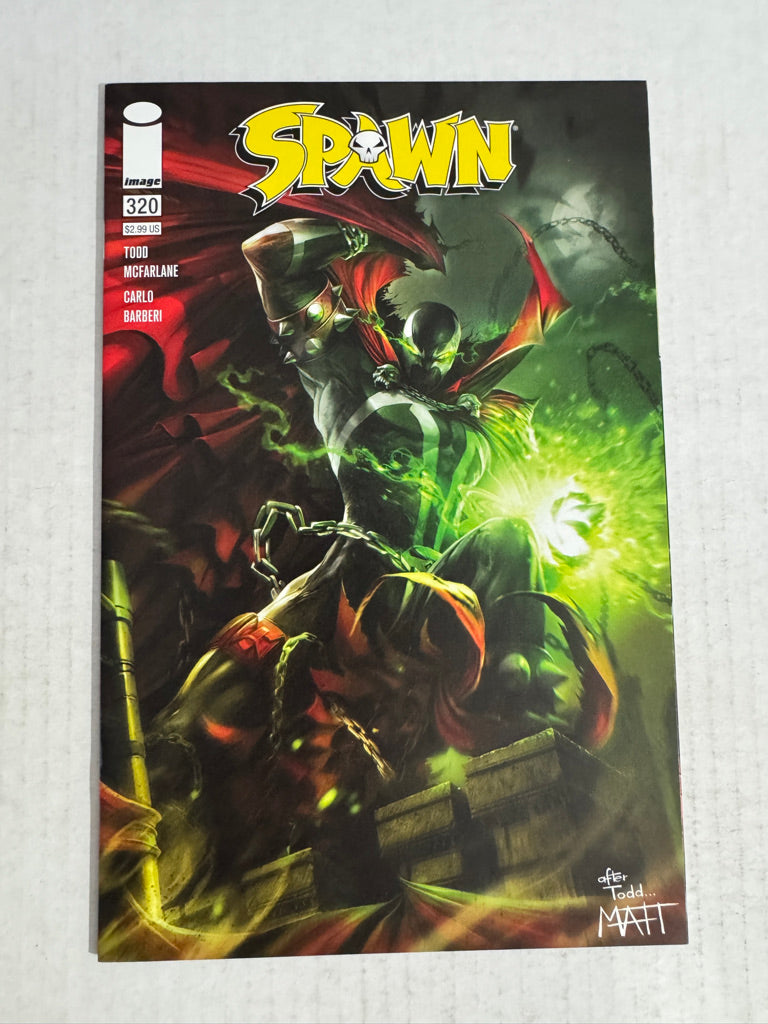 SPAWN #320 NM Mattina Homage Variant