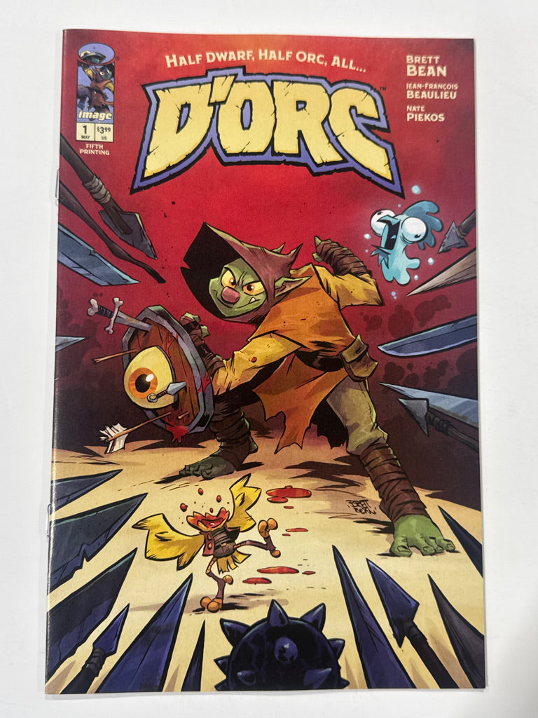 D'ORC #1 NM 5th Print Brett Bean Cover