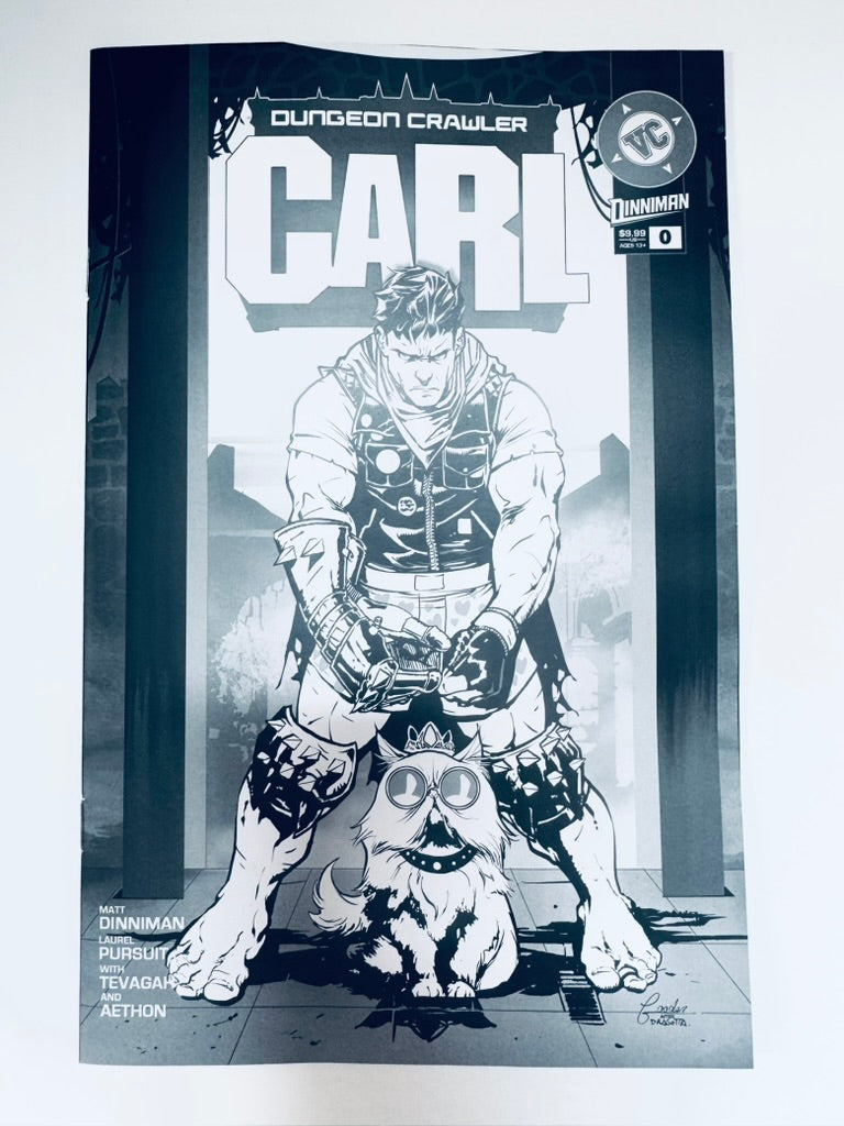 DUNGEON CRAWLER CARL SPECIAL EDITION #0 NM Cover B Nathan Gooden Black & White Absolute Batman #1 Homage Variant