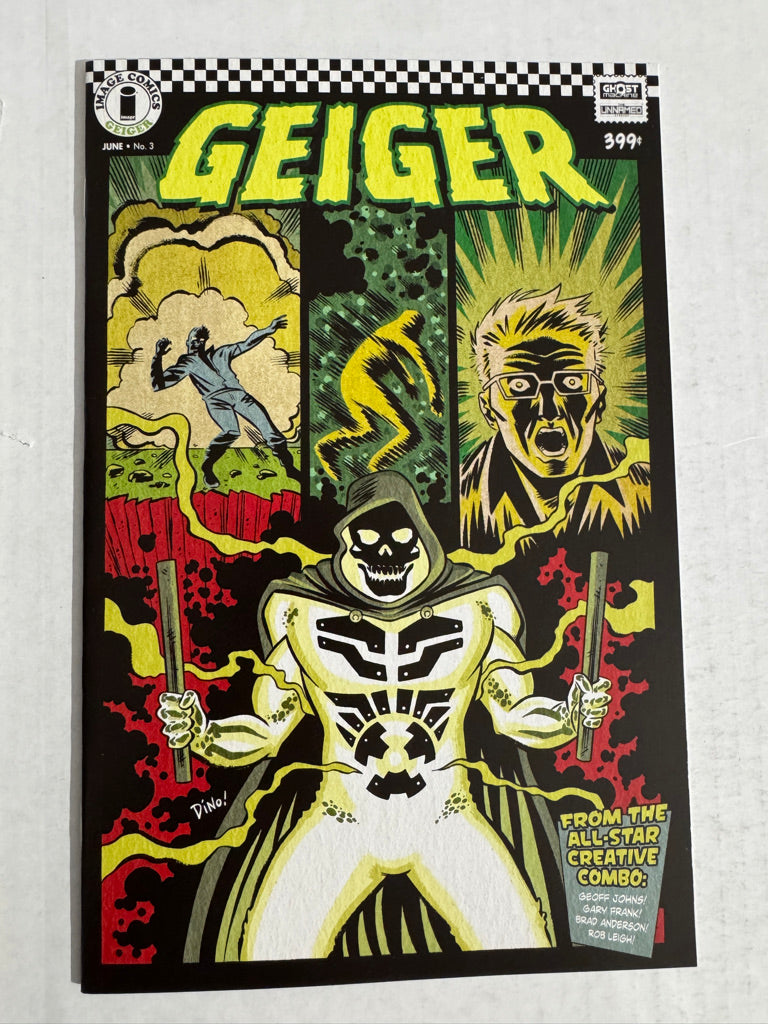 GEIGER #3 Vol 2 NM B Dean Haspiel Variant