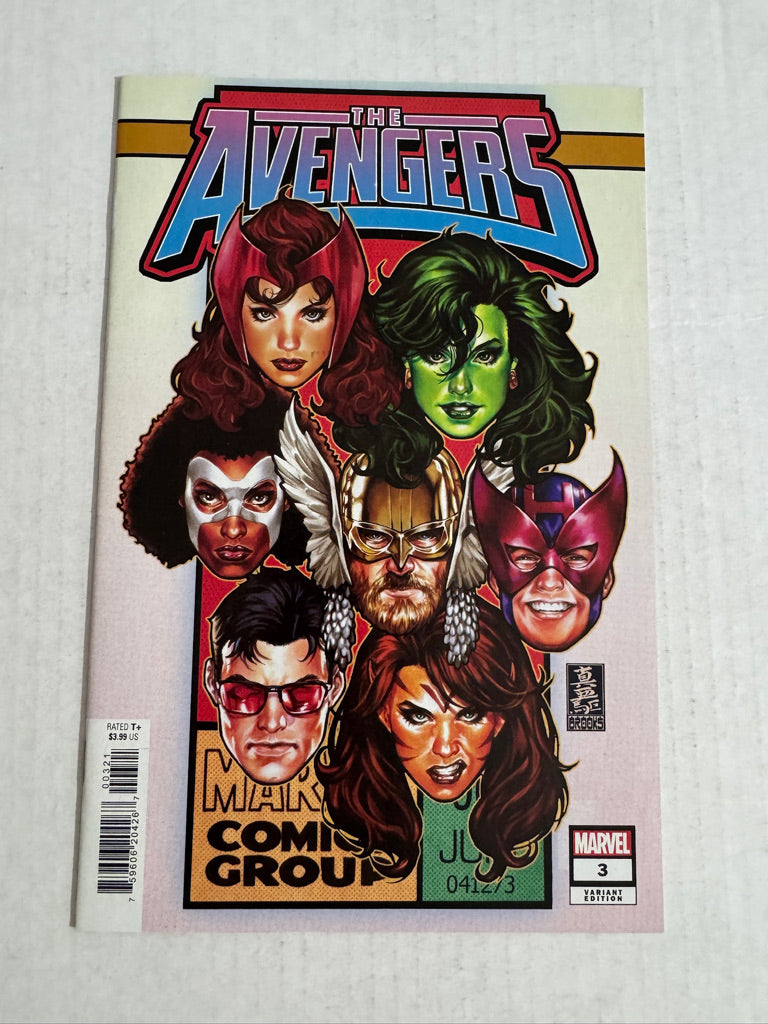 AVENGERS #3 Vol 8 NM Mark Brooks Cover 1ST APPEARANCE