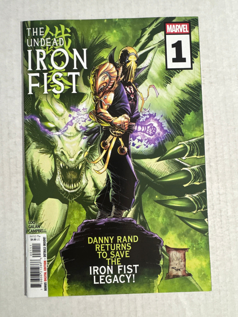 THE UNDEAD IRON FIST #1 NM Whilce Portacio Cover