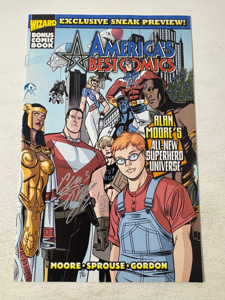 AMERICA'S BEST COMICS Wizard Preview NM- SIGNED by Chris Sprouse