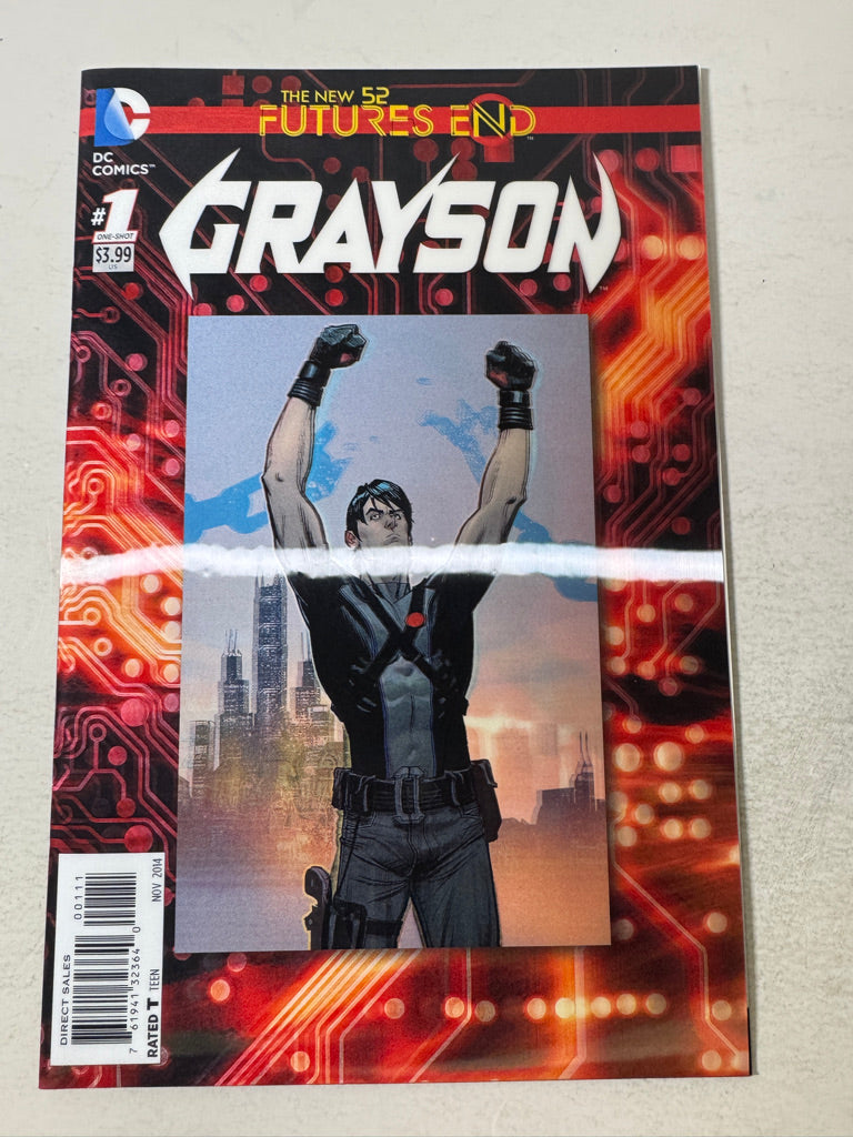GRAYSON FUTURES END #1 NM Lenticular Cover