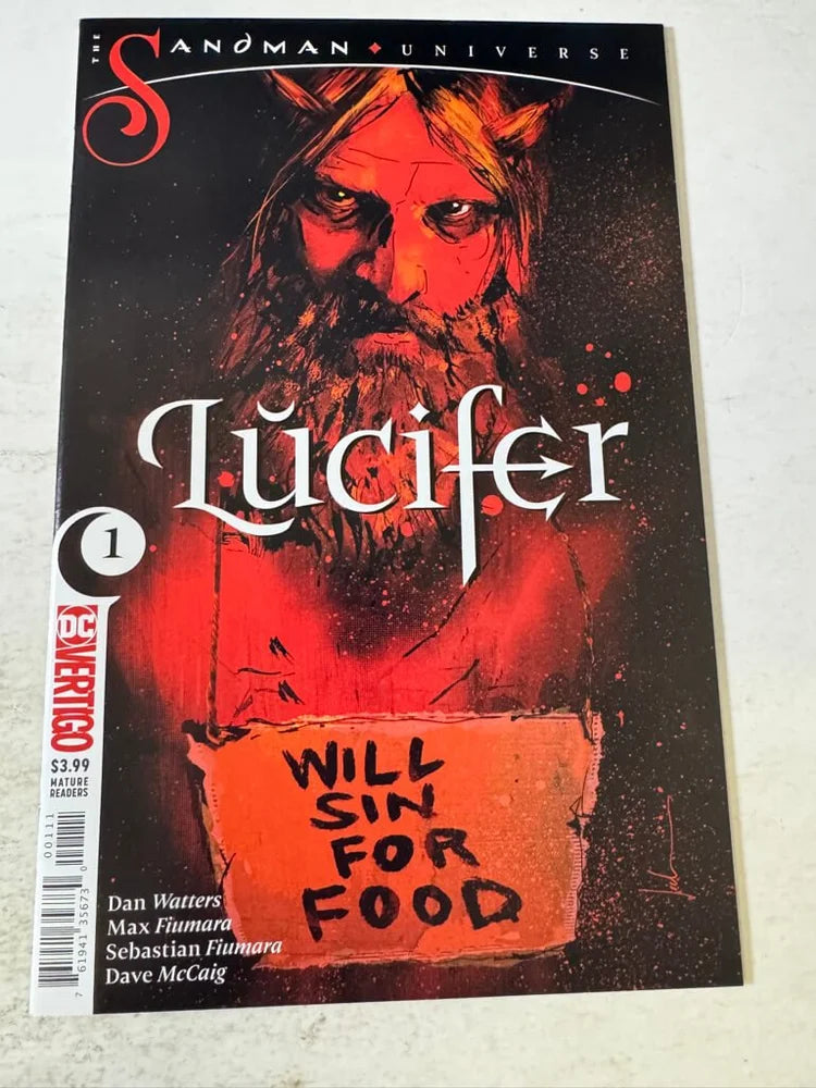 Sandman Universe LUCIFER Vol 3 NM- Jock Cover