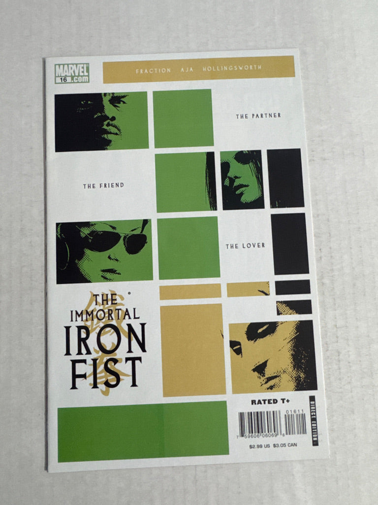 IMMORTAL IRON FIST #15 David Aja Cover