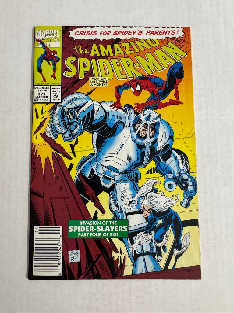 AMAZING SPIDER-MAN #371 FN NEWSSTAND