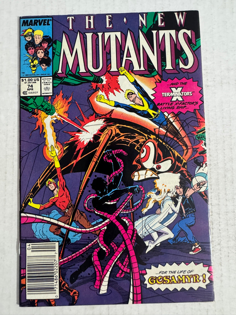 NEW MUTANTS #74 VF NEWSSTAND