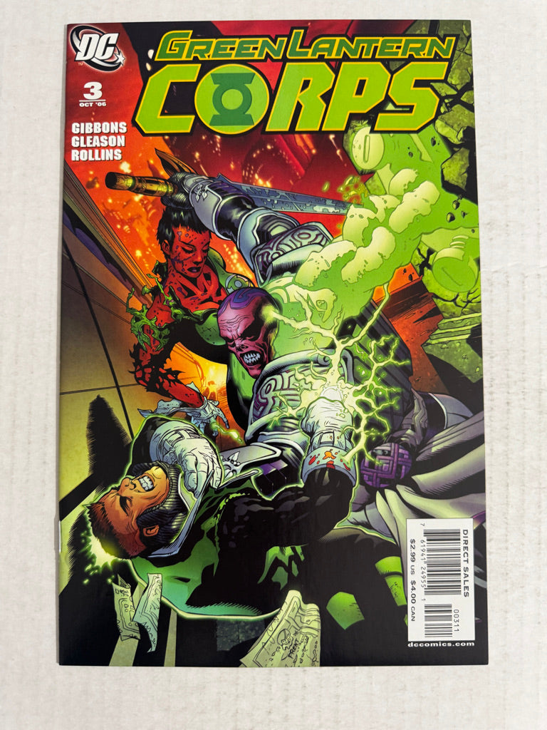 GREEN LANTERN CORPS #3 Vol 2 NM Patrick Gleason Cover