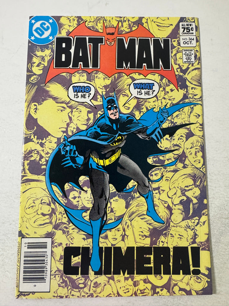 BATMAN #364 FN CANADIAN PRICE VARIANT