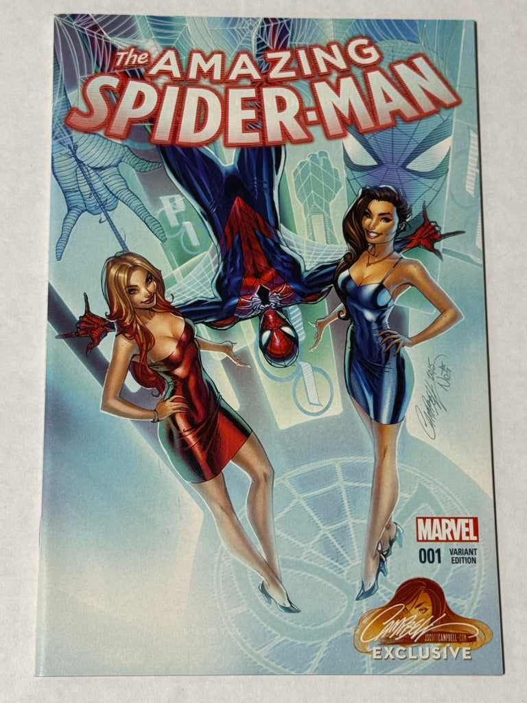 AMAZING SDPIER-MAN #1 Vol 4 NM J Scott Campbell Exclusive Variant