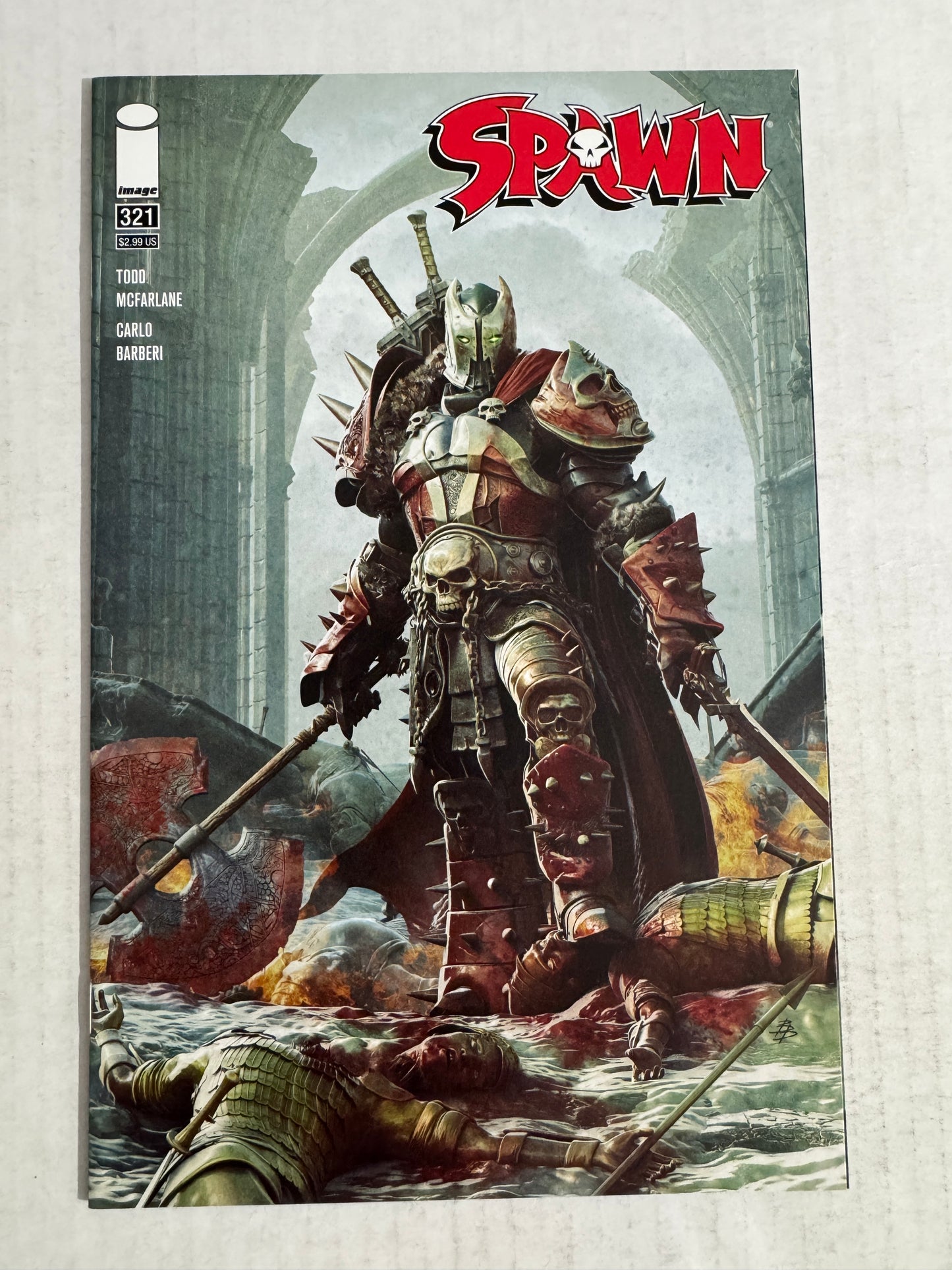 SPAWN #321 Bjorn Barends Cover
