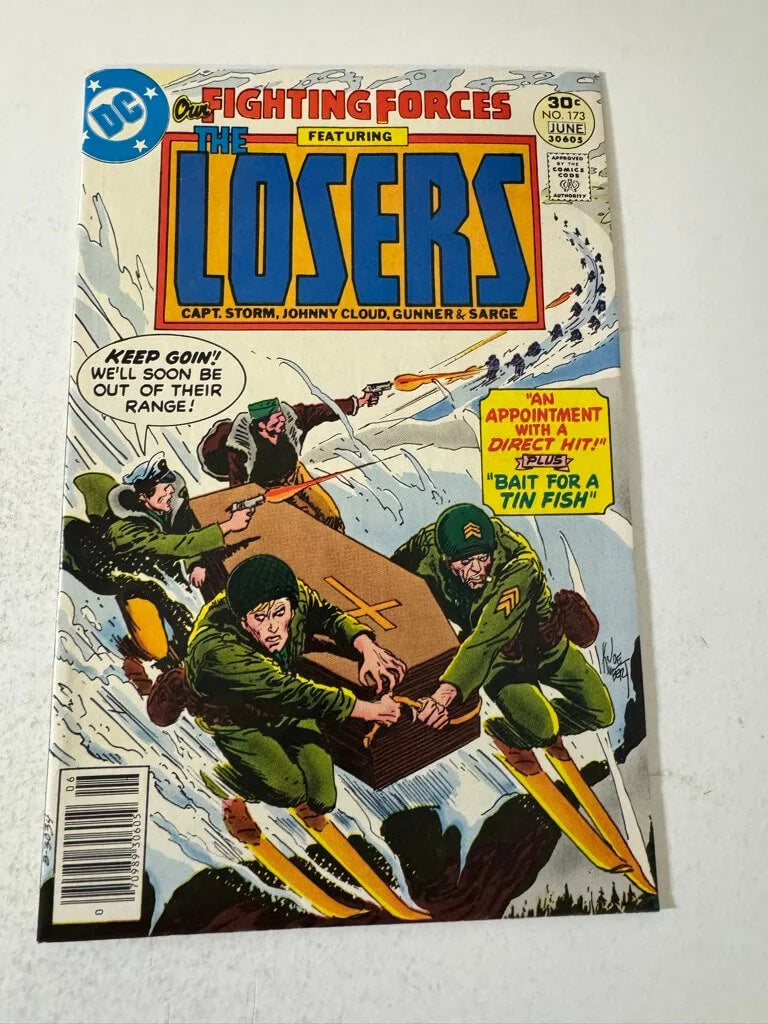 OUR FIGHTING FORCES #173 NM Joe Kubert Cover