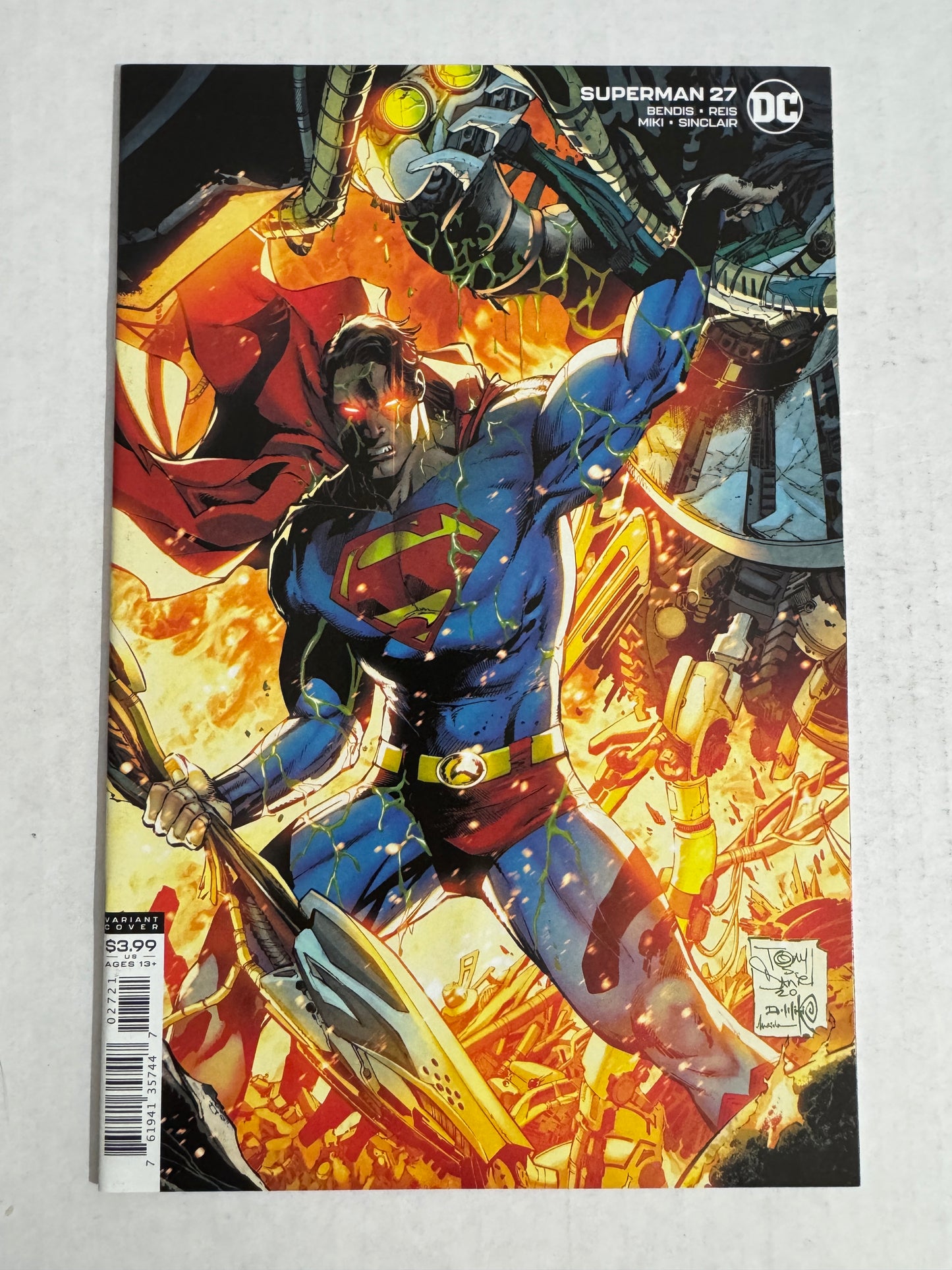 SUPERMAN #27 Vol 5 NM Tony Daniel Variant
