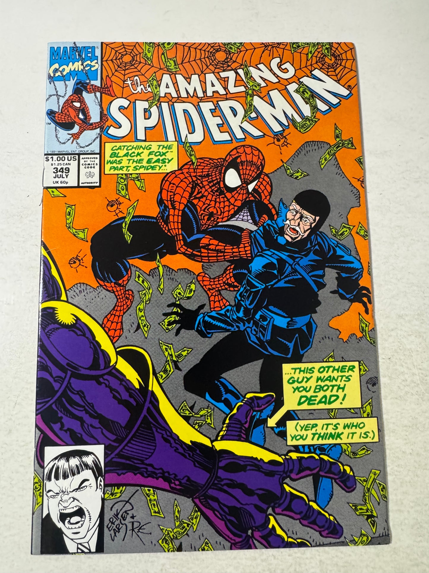 AMAZING SPIDER-MAN #349 NM-
