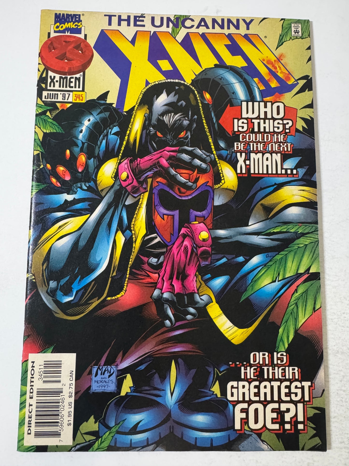 UNCANNY X-MEN #345 FN/VF Joe Madureira Cover 1ST APPEARANCE