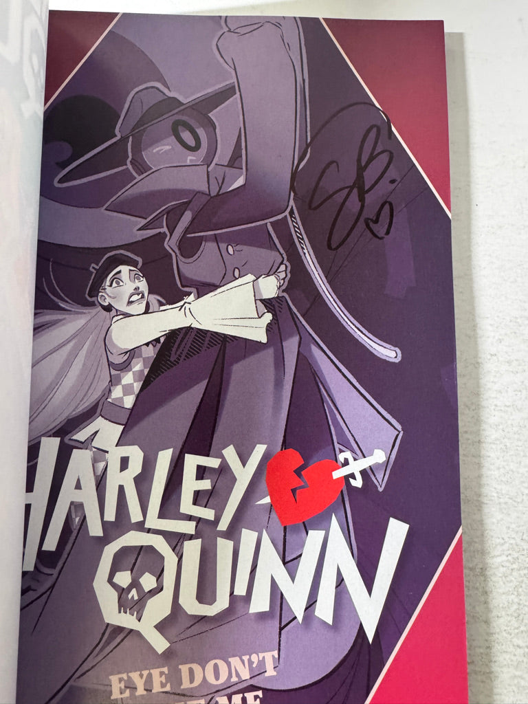 HARLEY QUINN Vol 2 Eye Don't Like Me TPB SIGNED by Sweeney Boo