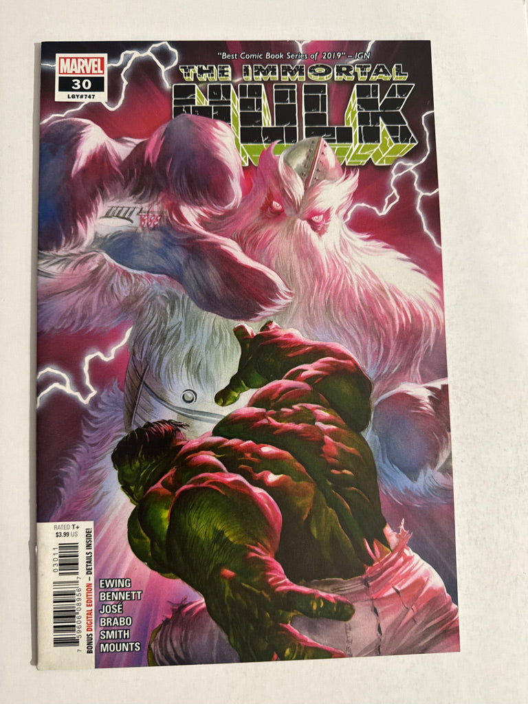 IMMORTAL HULK #30 NM- Alex Ross Cover