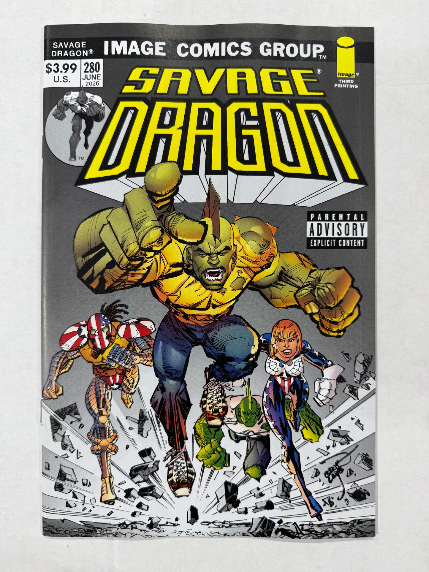 SAVAGE DRAGON #280 NM 3rd Print