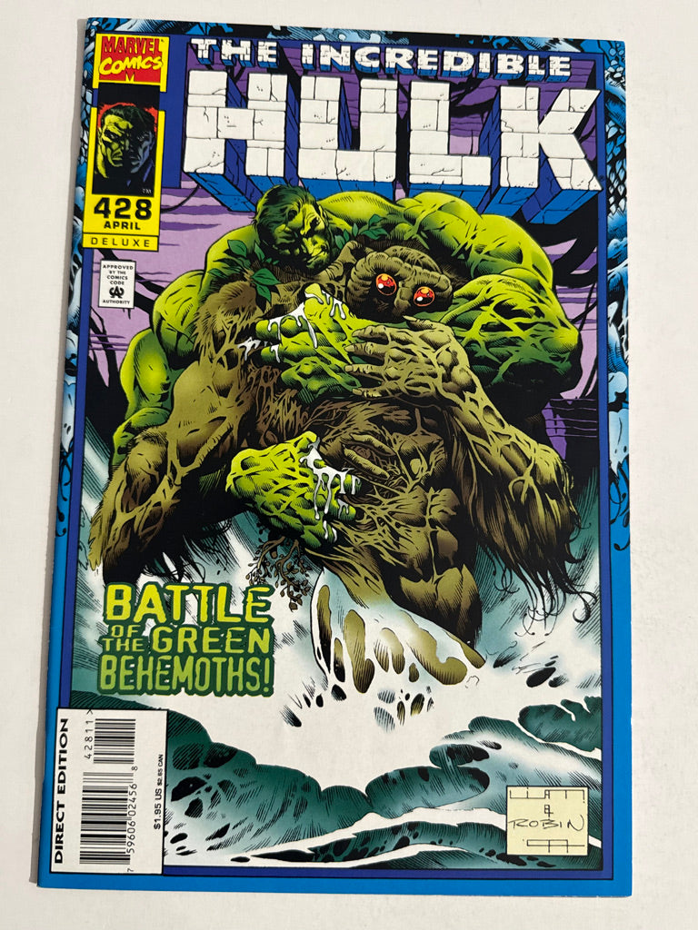 INCREDIBLE HULK #428 NM- Liam Sharp Cover