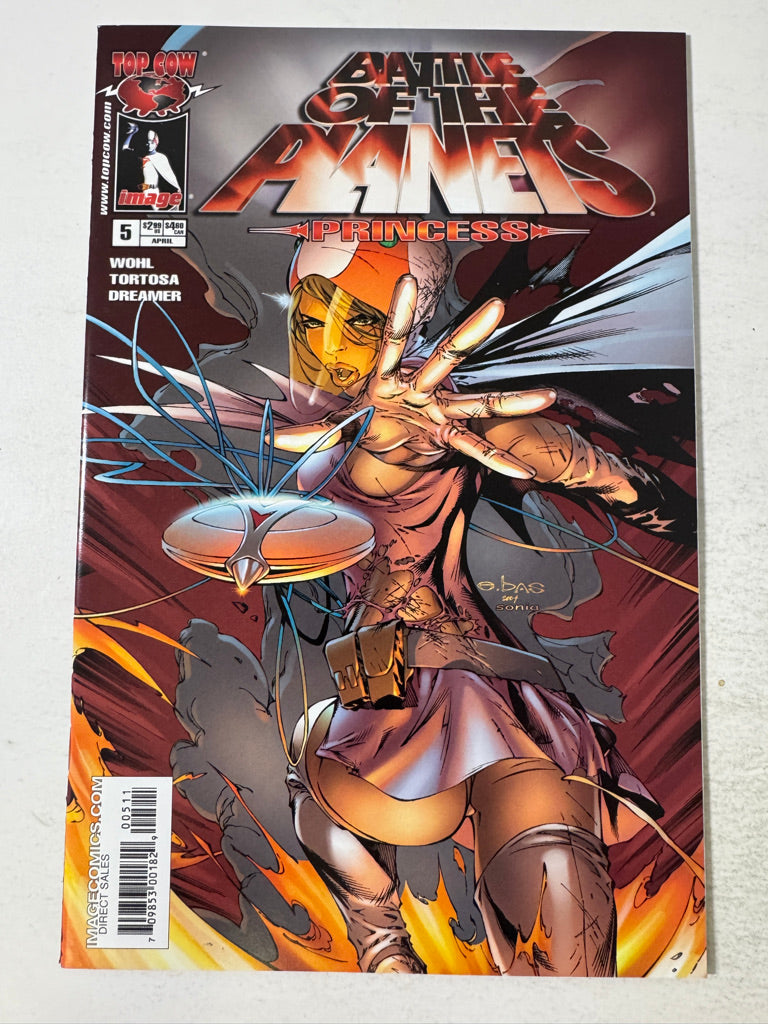 BATTLE OF THE PLANETS: PRINCESS #5 NM E. Bas Cover