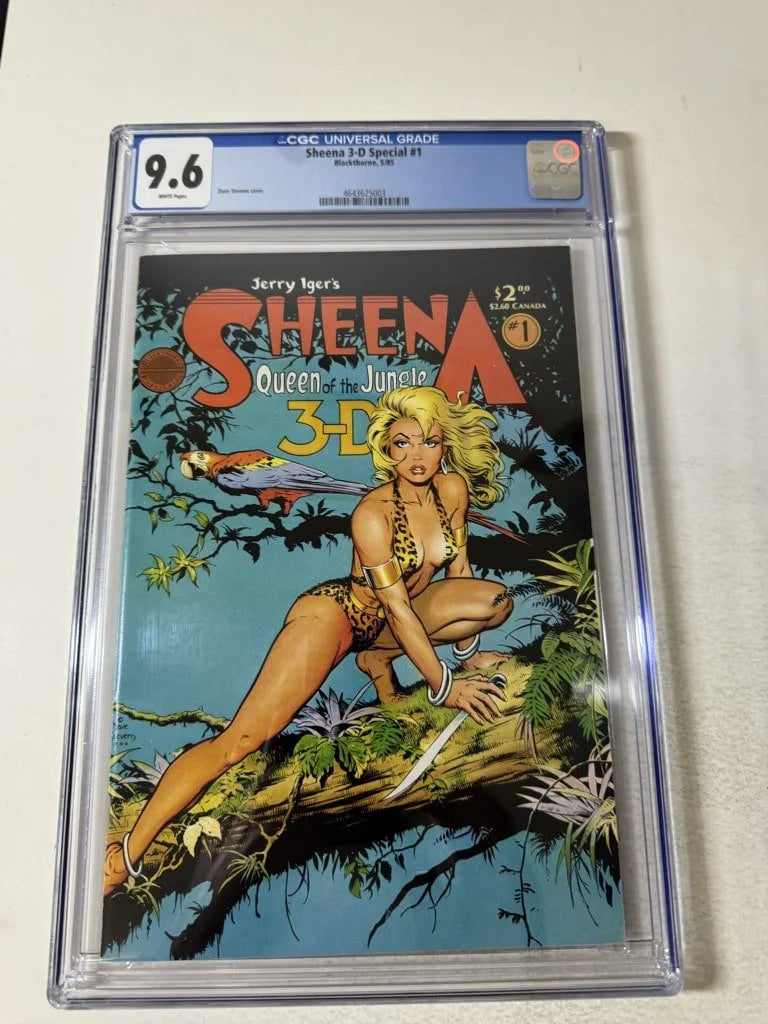 SHEENA 3-D Special #1 CGC 9.6 Dave Steves Cover