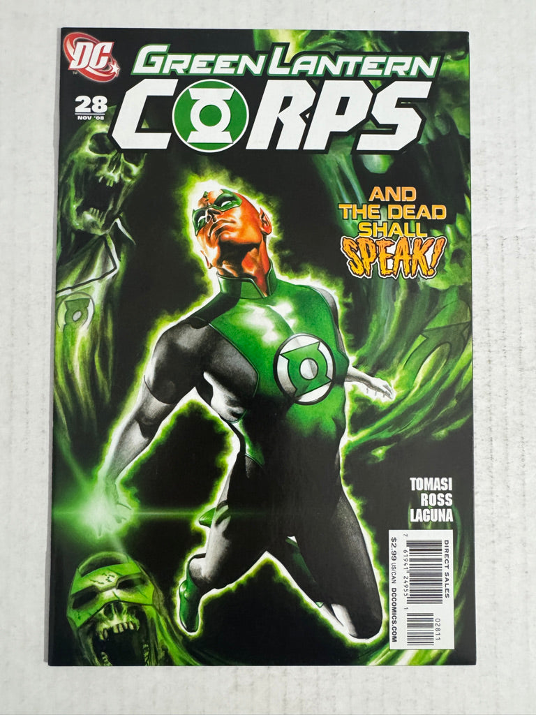 GREEN LANTERN CORPS #28 Vol 2 NM Migliari Cover
