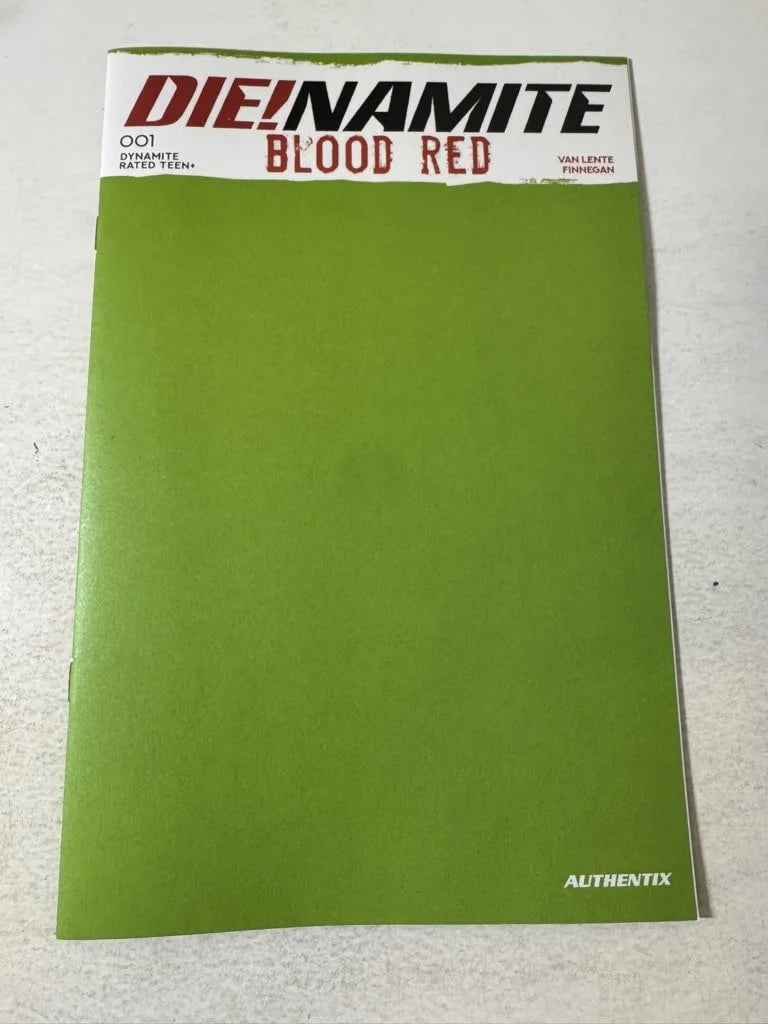 DIE!NAMITE Blood Red #1 NM Blind Bag Green Blank Variant