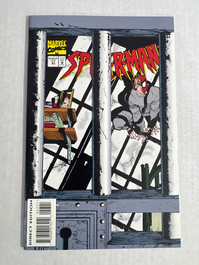 SPIDER-MAN #57 NM- Die-Cut Cover
