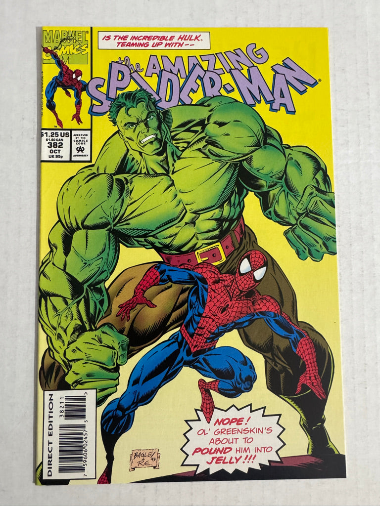 AMAZING SPIDER-MAN #382 VF/NM Mark Bagley Cover