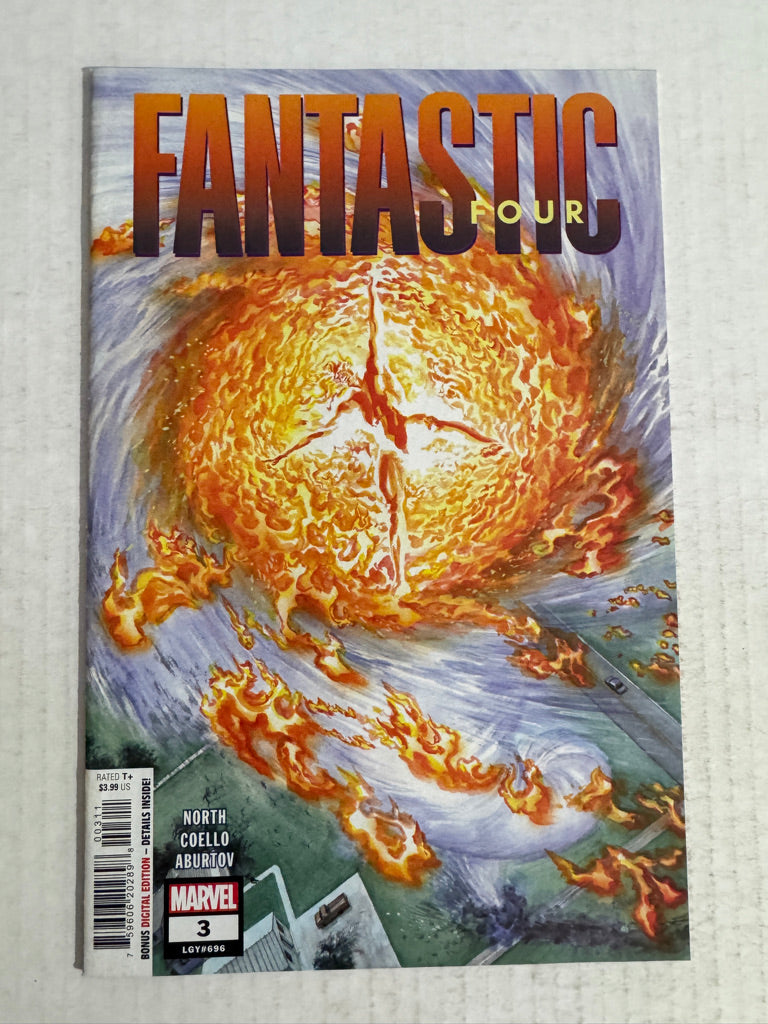 FANTASTIC FOUR #3 Vol 7 NM- Alex Ross Cover