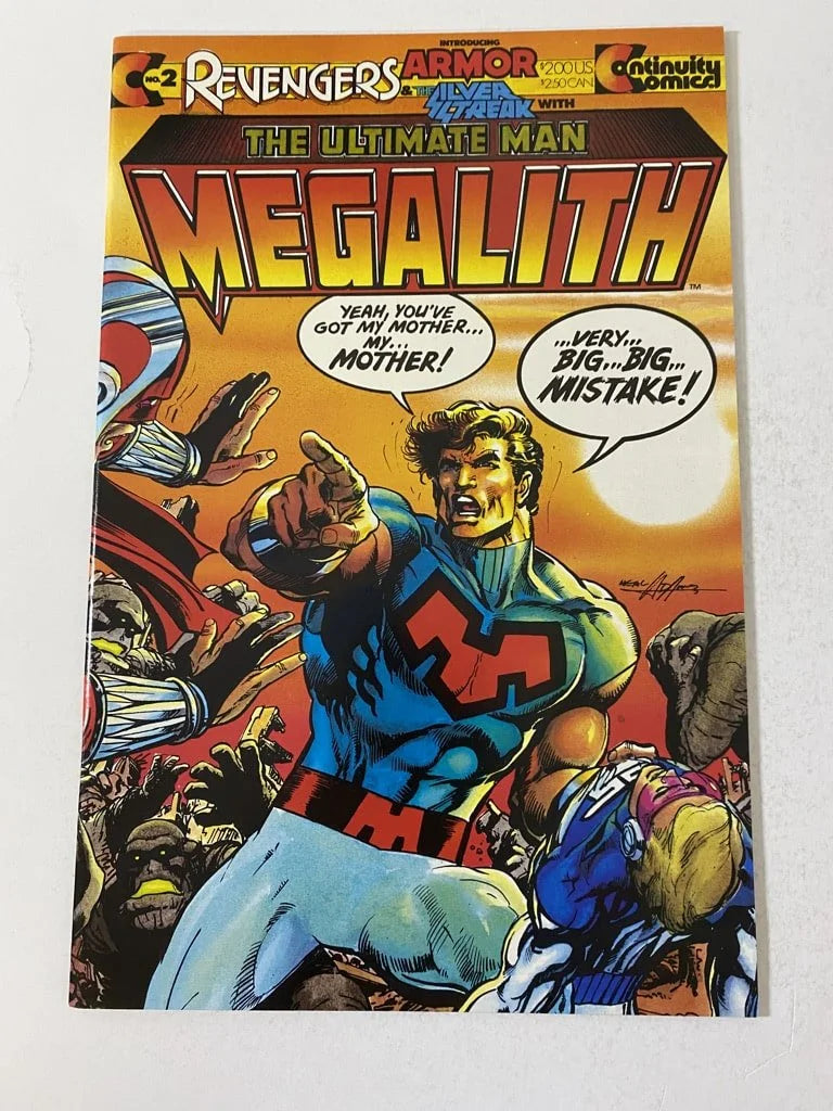 REVENGERS Featuring Megalith #2 VF/NM Neal Adams Cover