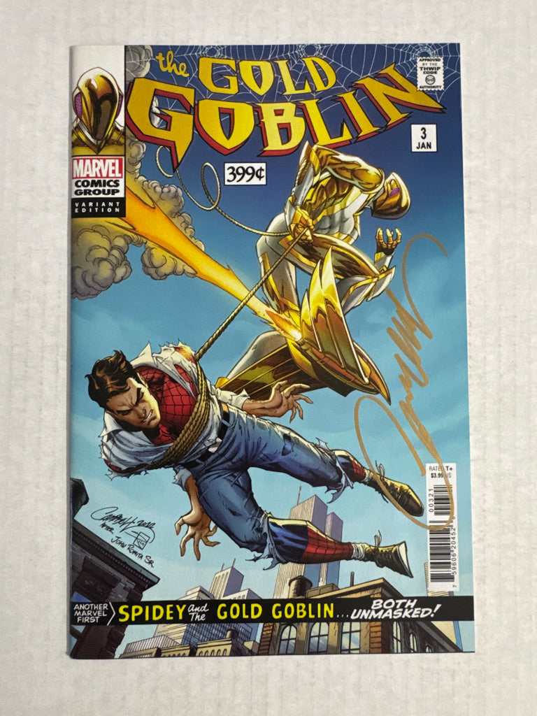 GOLD GOBLIN #3 NM J Scott Campbell Homage Variant SIGNED