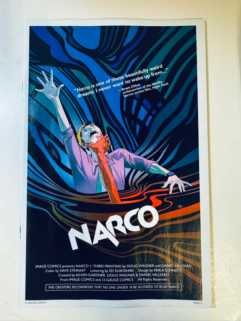 NARCO #1 NM 3rd Print Daniel Hillyard