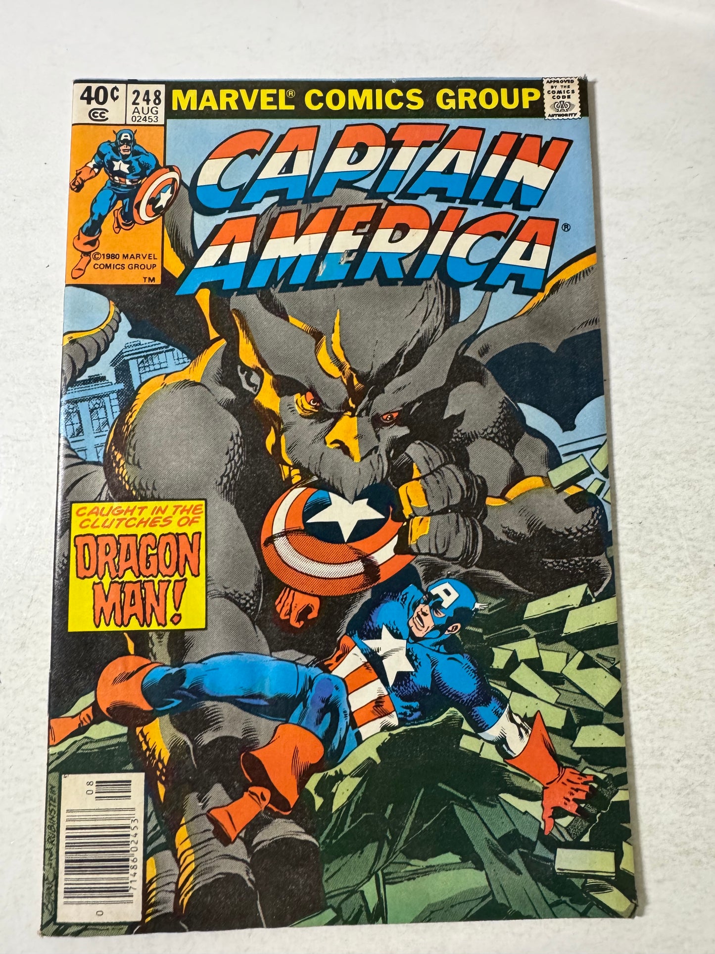 CAPTAIN AMERICA #248 VG John Byrne Cover