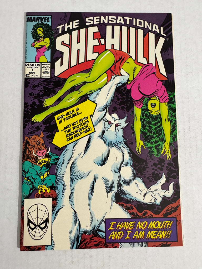 SENSATIONAL SHE-HULK #7 NM- John Byrne Cover