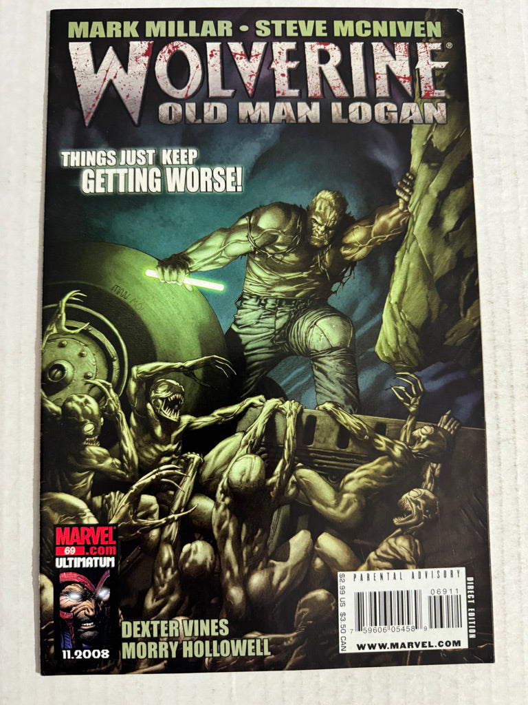 WOLVERINE #69 Vol 2 VF Steve McNiven Cover