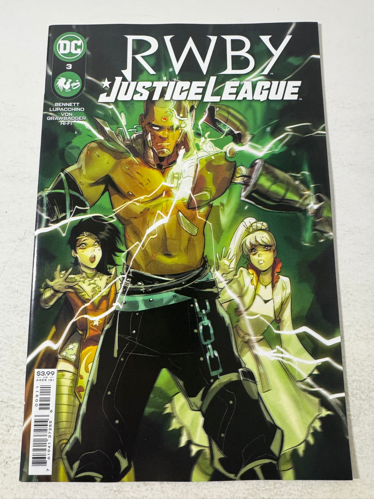 RWBY JUSTICE LEAGUE #3 NM Mirka Andolfo Cover